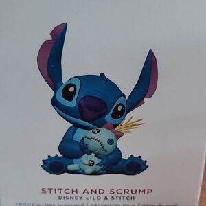 Hallmark Lilo & Stitch Blue and Purple Ornament